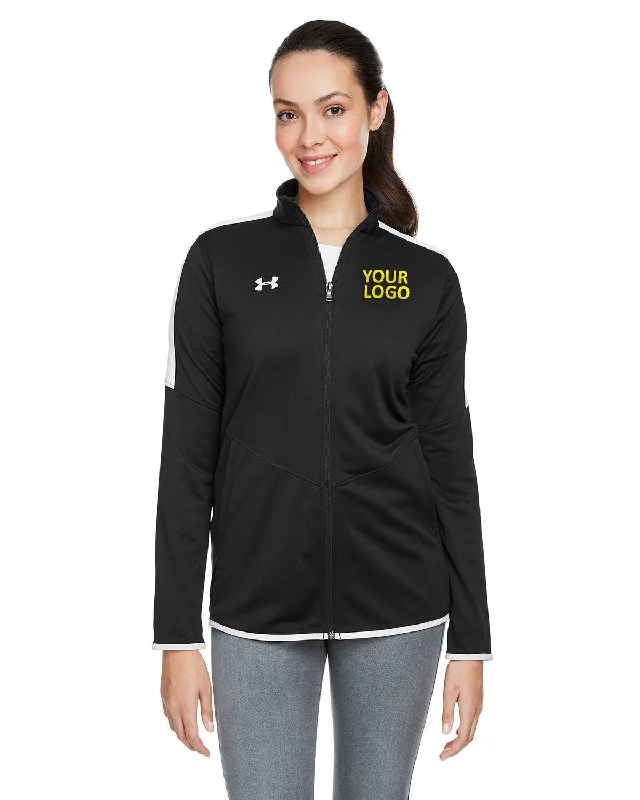 Under Armour Ladies Rival Knit Customized Jackets, Black