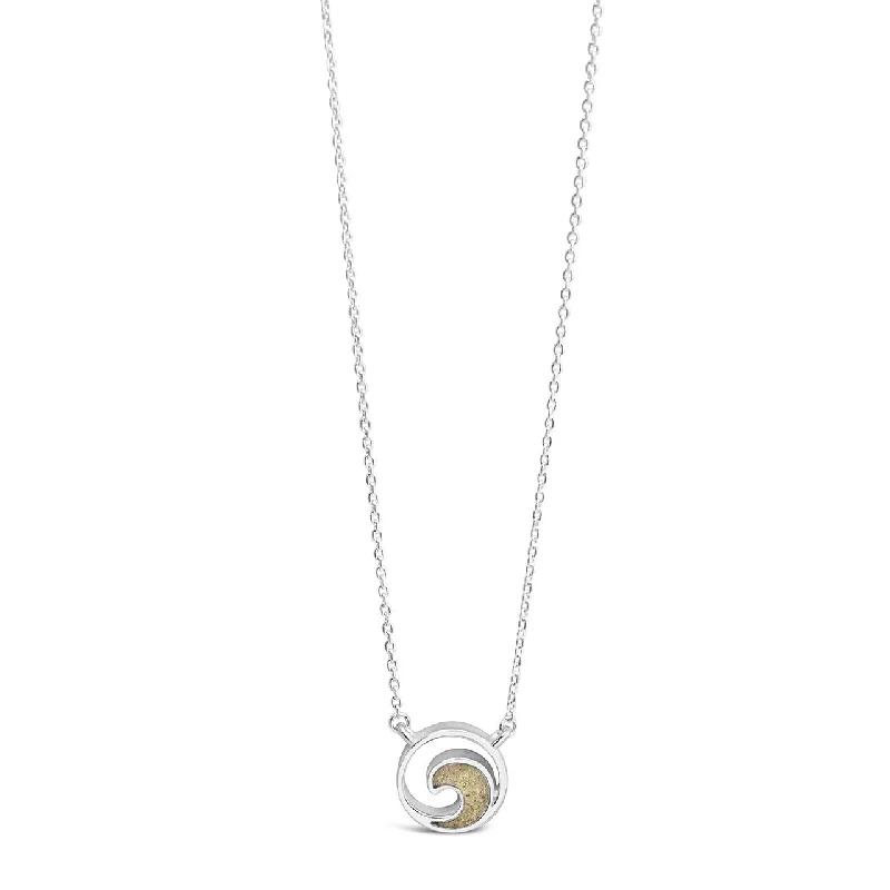 Delicate Dune Wave Necklace