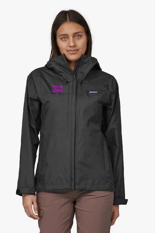 Patagonia Women's Torrentshell 3L Custom Rain Jackets, Black