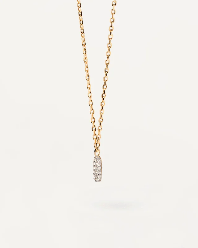 GRID 1 Diamonds And Gold Pop Necklace