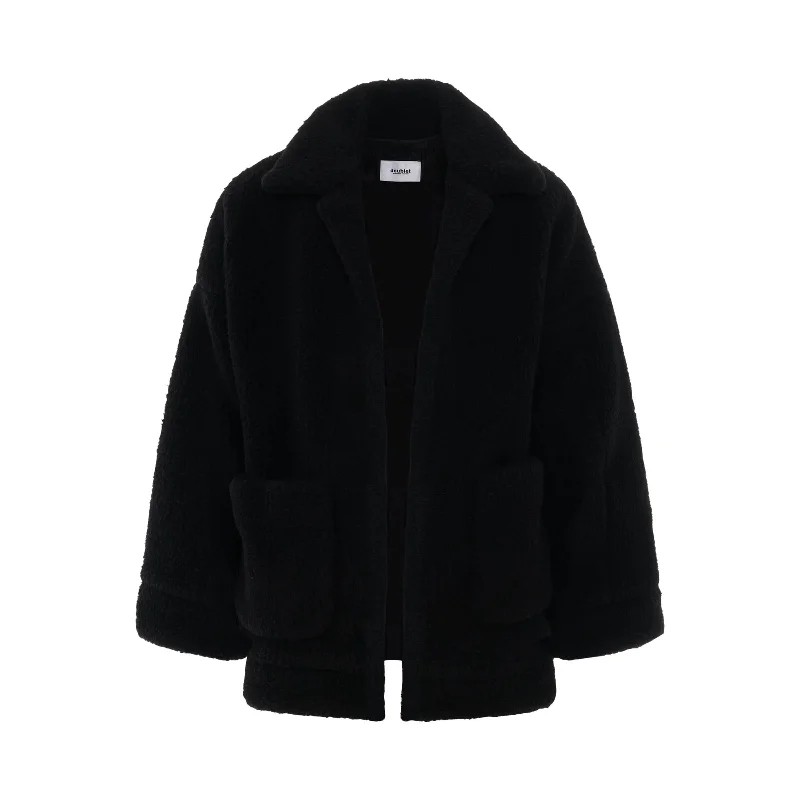 Wool & Cashmere Jacket in Black