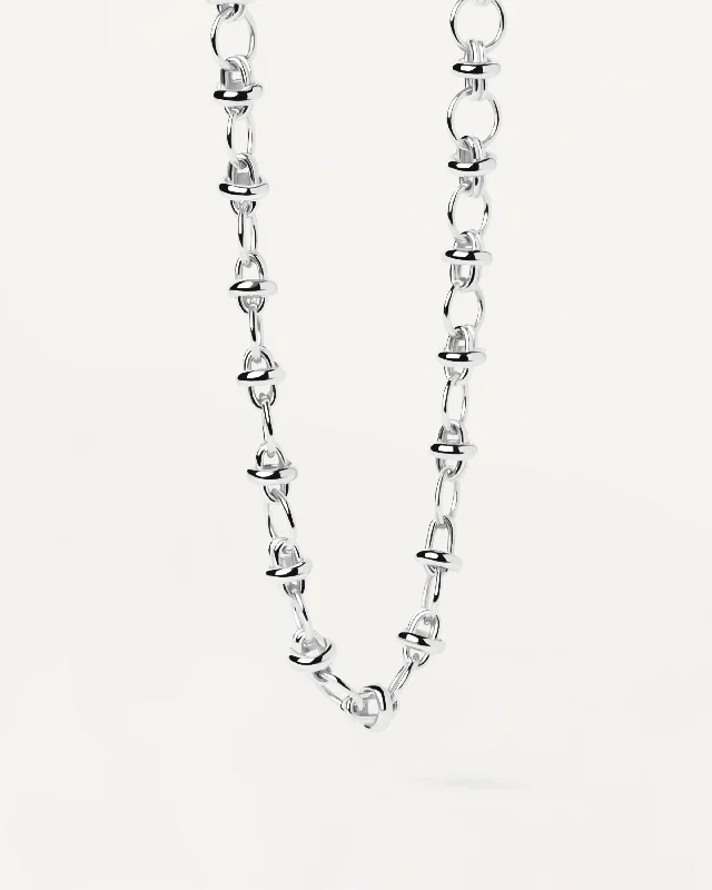 Meraki Silver Chain Necklace