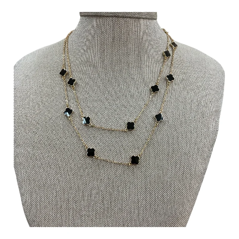 Necklace Layered By Cmc In Black