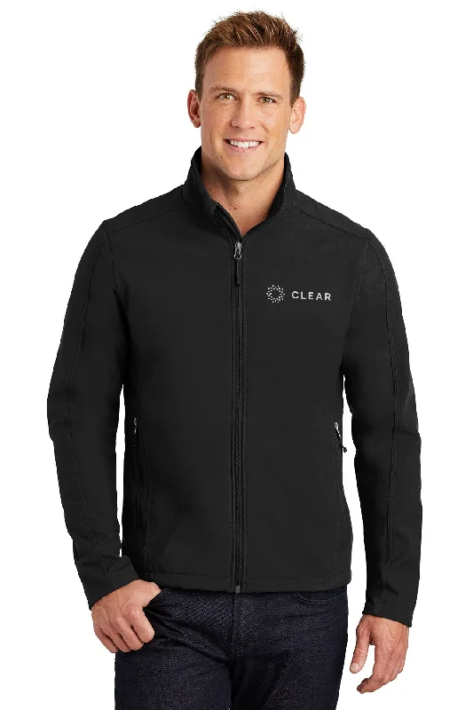 Port Authority Core Soft Shell Jacket, Black [CLEAR]