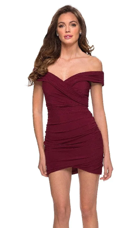 La Femme 29486SC - Tulip Hem Homecoming Dress