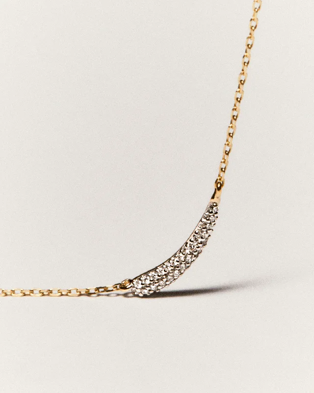 GRID 1 Diamonds and Gold Nilo Necklace