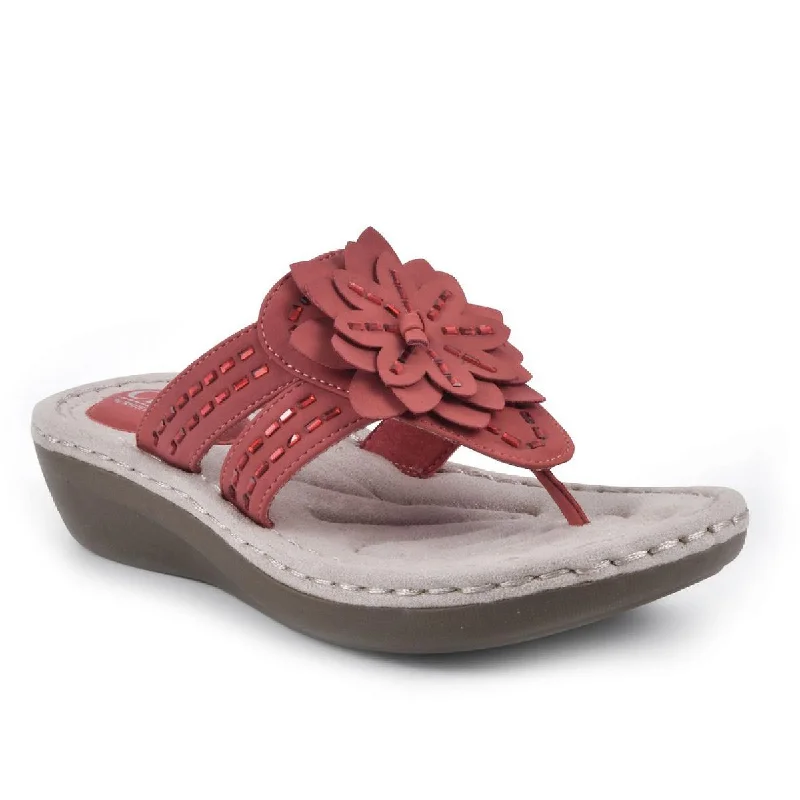 Cliffs by White Mountain Womens Cupcake II Embellished Thong Sandals