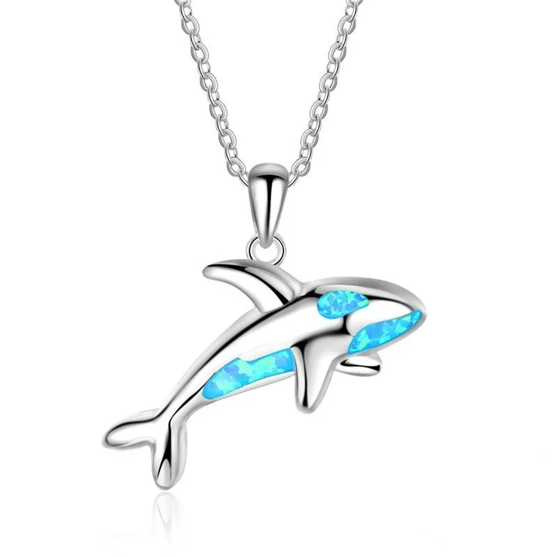 Wholesale Dolphin Alloy Necklaces