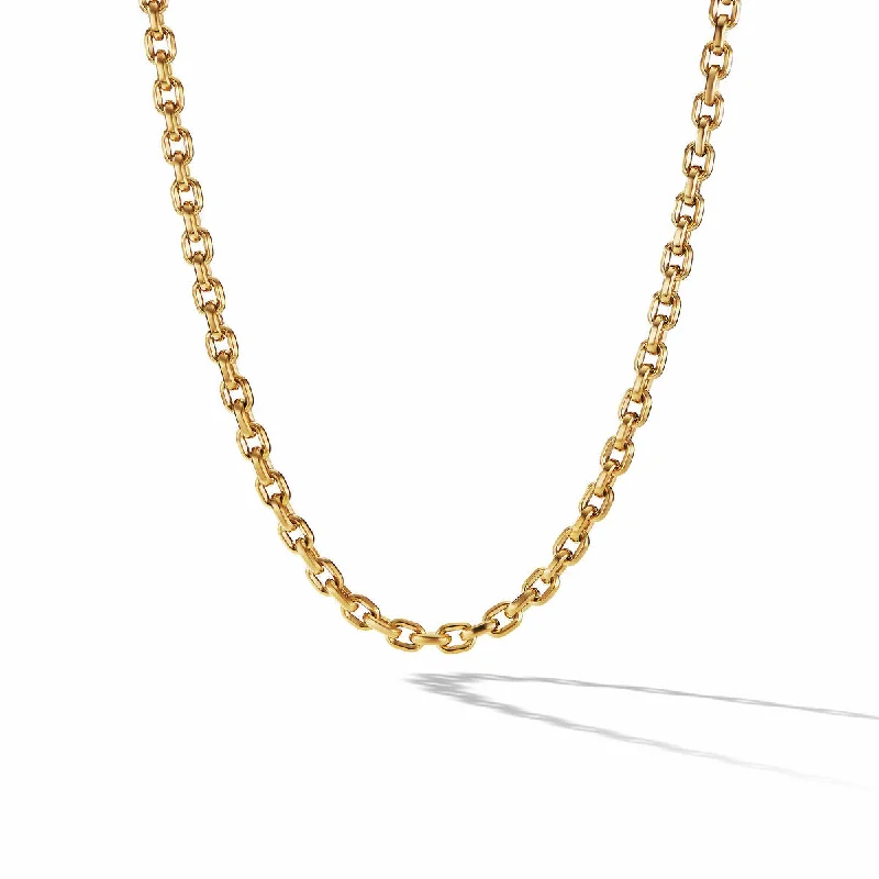 David Yurman 18K Yellow Gold Deco Link Necklace, 24"