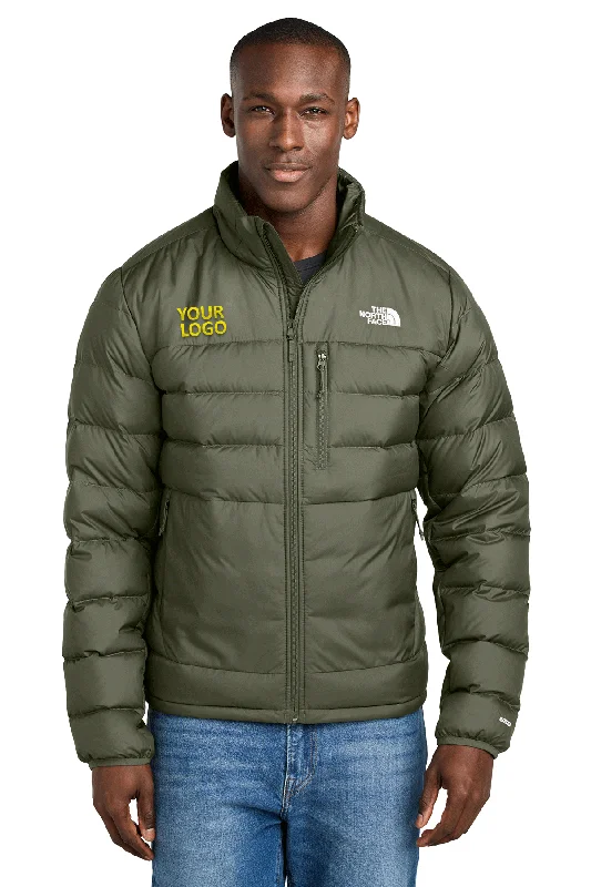 The North Face Down Hybrid Custom Jackets, New Taupe Green