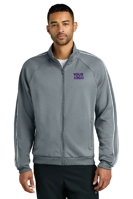 Nike Track Custom Jackets, Cool Grey