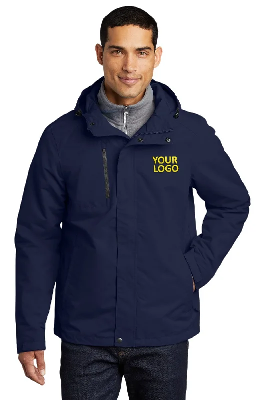 Port Authority All-Conditions Branded Jackets, True Navy