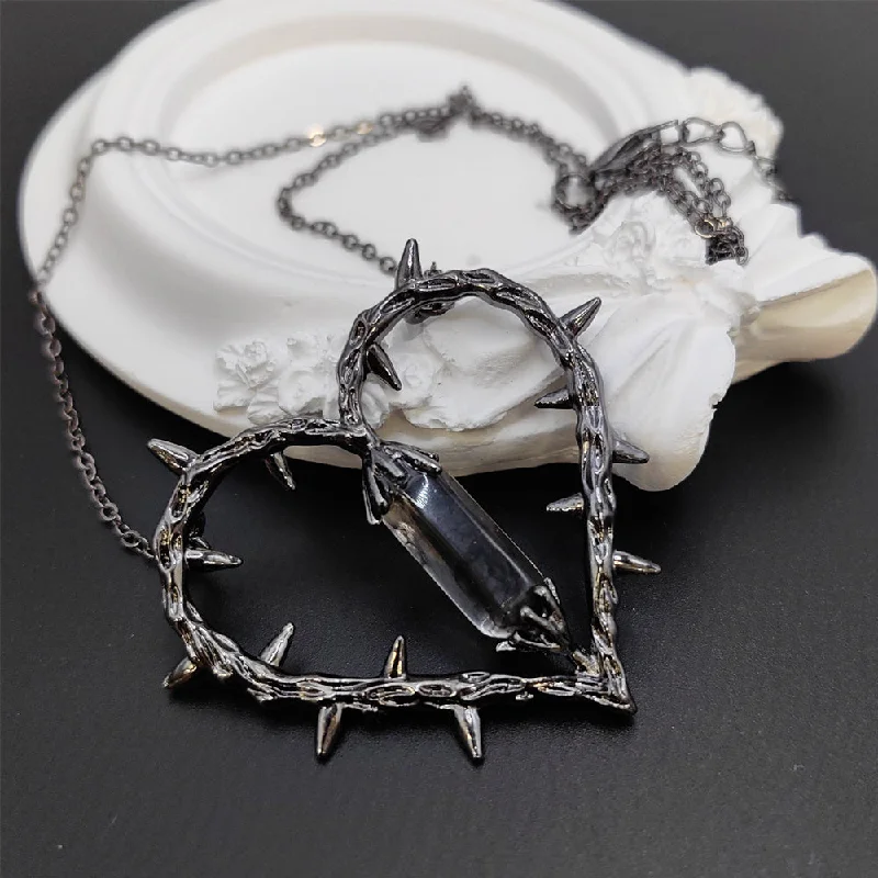 Wholesale Anime Witch Heart Thorn Thorn Love Necklace