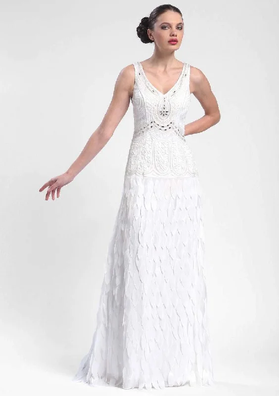 Sue Wong N5244 Sleeveless Art Deco Long Gown