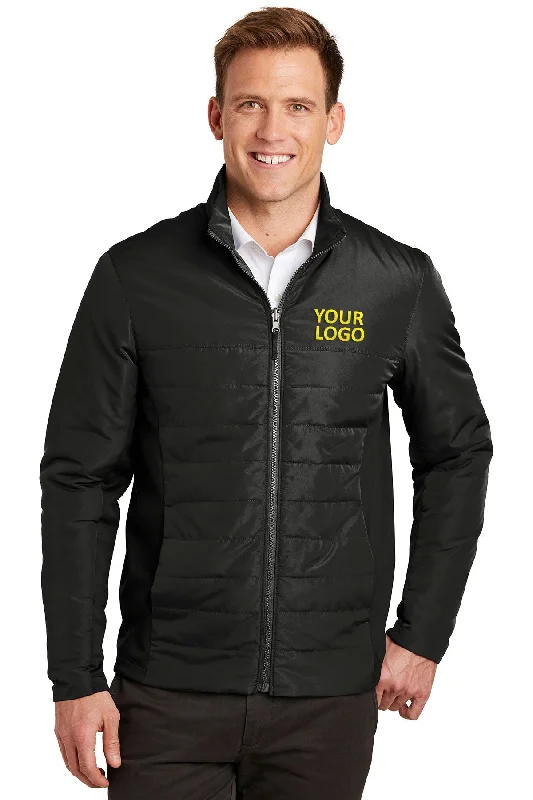 Port Authority Collective Insulated Branded Jackets, Deep Black