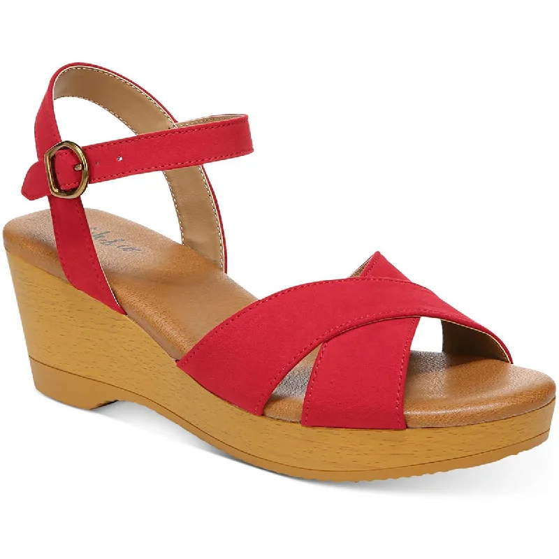 Style & Co. Womens Chloe Comfort Insole Ankle Wedge Sandals