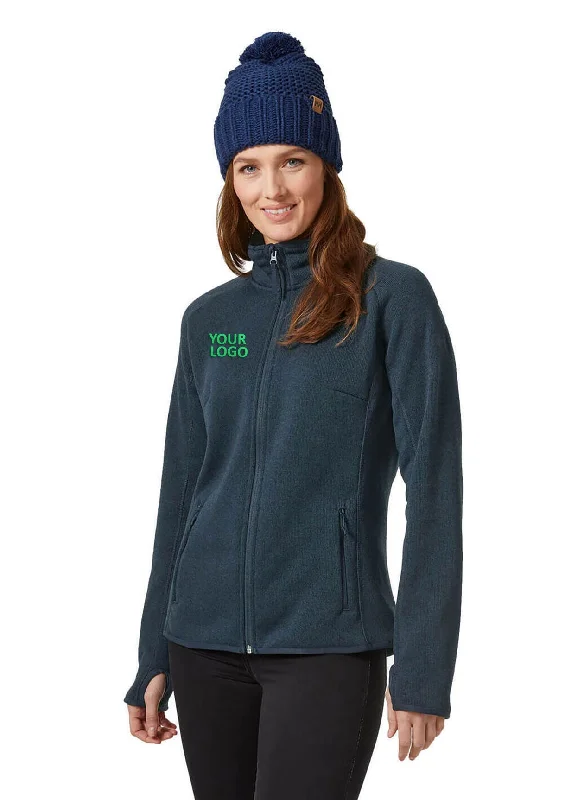 Helly Hansen Women's Varde Custom Fleece Jackets, Navy