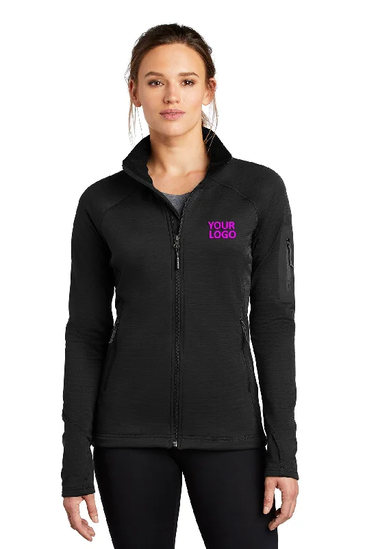 North Face Ladies Mountain Peaks Full-Zip Fleece Jacket TNF Black