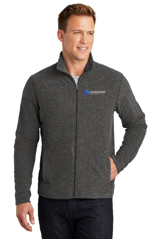 Port Authority Microfleece Jacket, Black Charcoal [GuidePoint Security]