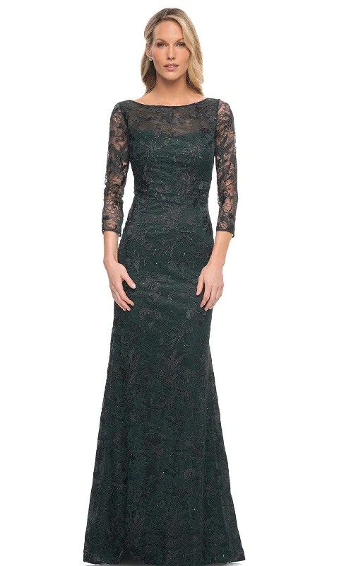 La Femme 30317 - Sheer Lace Dress