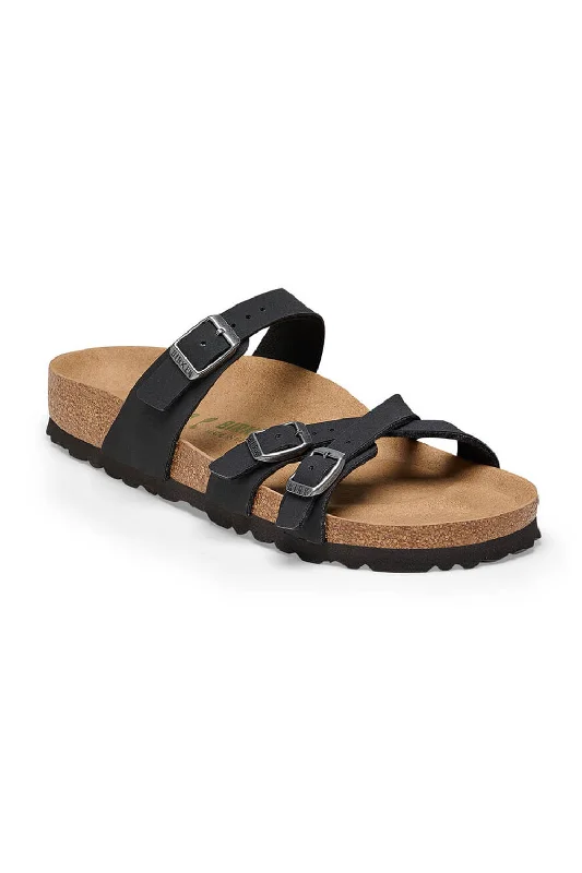 Birkenstock Birkibuc Franca Vegan Sandals for Women in Black | 1024985