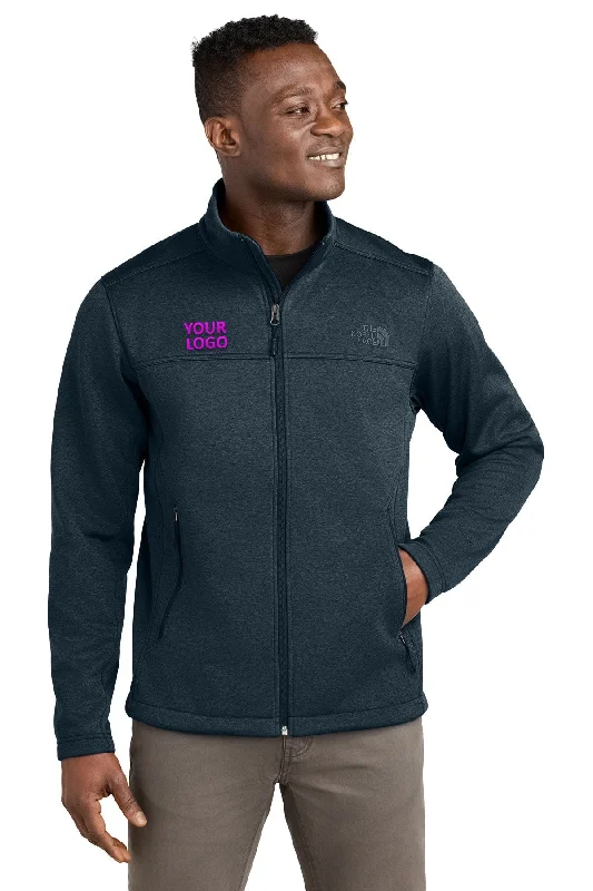 The North Face Ridgewall Soft Shell Custom Jackets, Urban Navy Heather