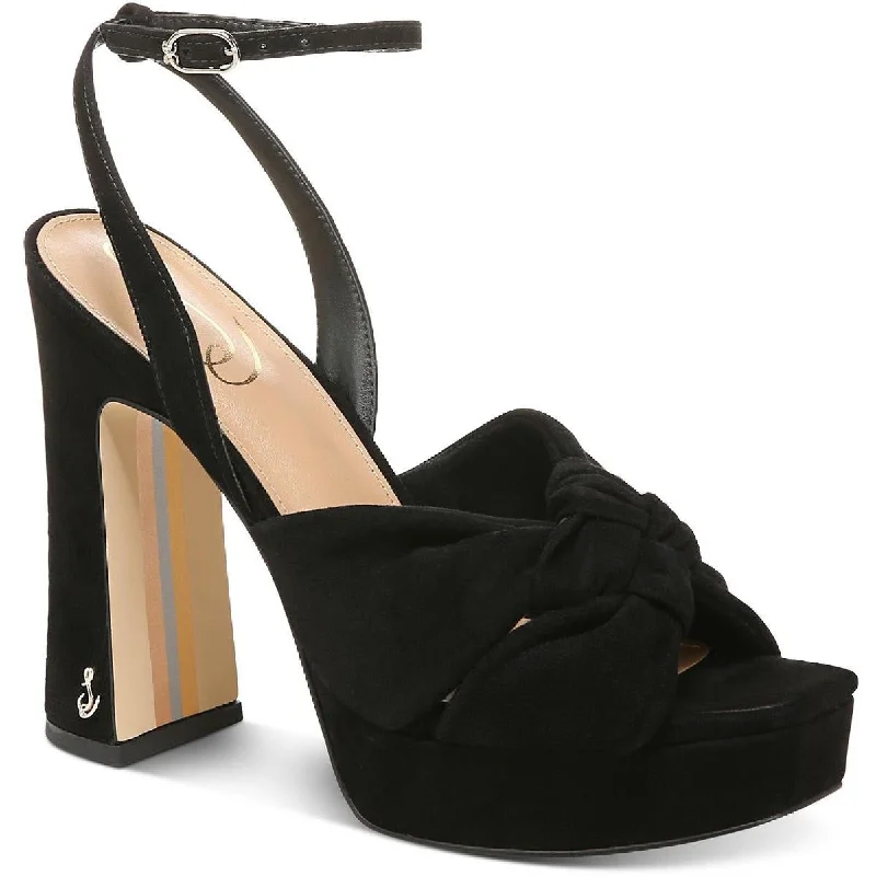 Sam Edelman Womens Kristen Knot-Front Platform Sandals