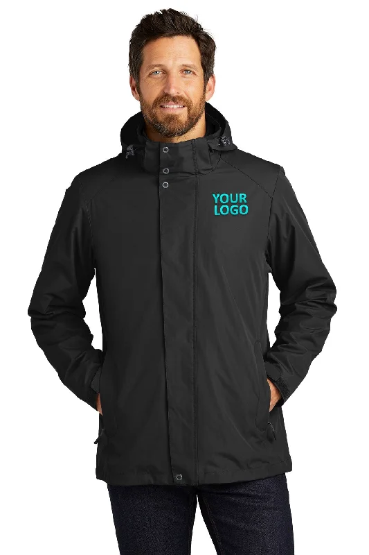 Port Authority All-Weather 3-in-1 Customized Jackets, Black