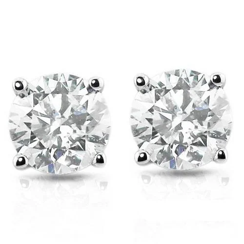 1ct Diamond Studs Platinum