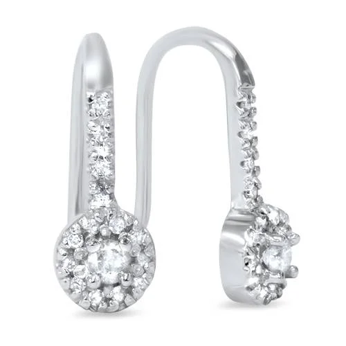 5/8ct Diamond Earrings White Gold