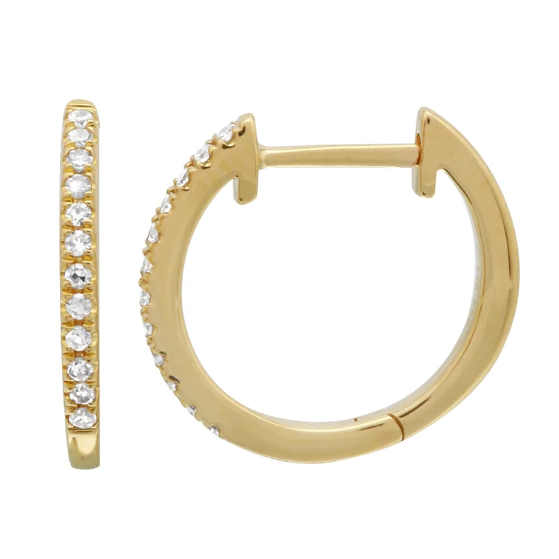 Diamond Hoops 9mm