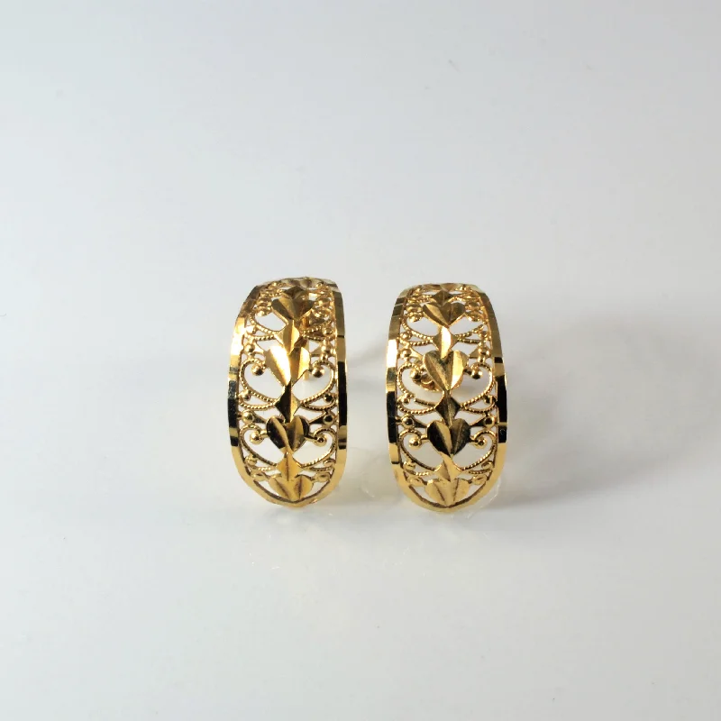 Filigree Gold Earrings