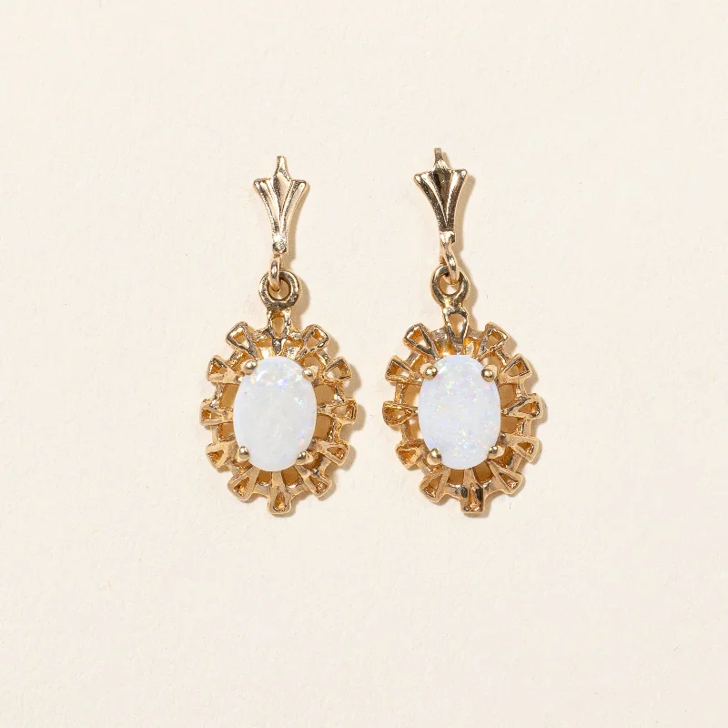 Opal Ornate Earrings | 0.46ctw |