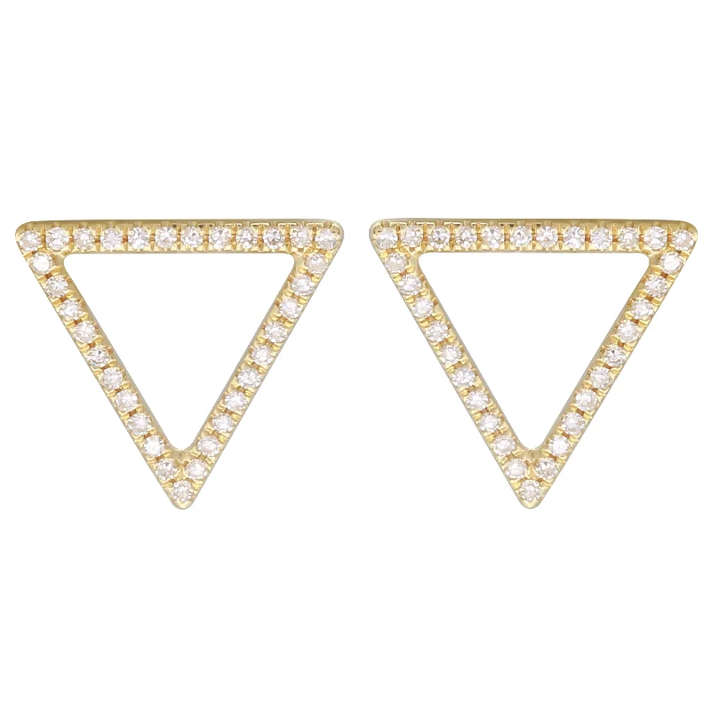 Open Triangle Studs